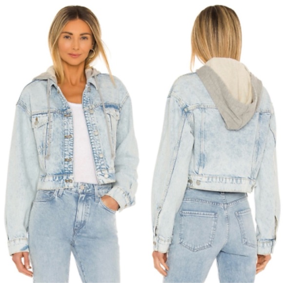 Free People Brando Denim Jacket in Malta Wash - Picture 1 of 8